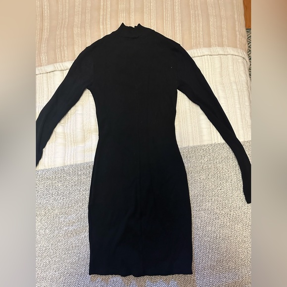 Lulus black mock neck dress size s - Picture 2 of 5